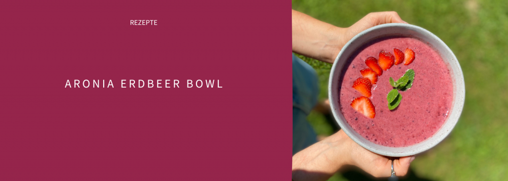 Aronia Erdbeer Bowl